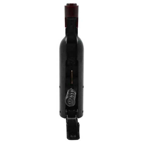 Bodrum Themed Bottle Shaped Metal Wine Bottle Corkscrew Opener-Magnetic 115x25x25 mm