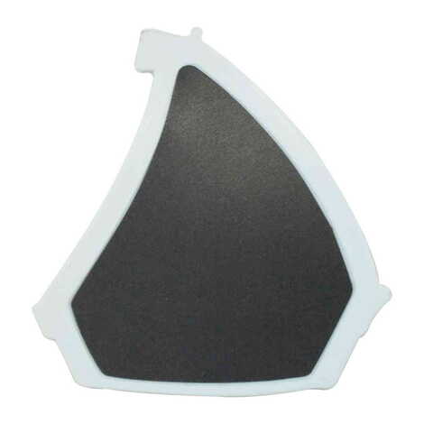 Bodrum Themed Customised UV Printed Plastic Base Sail Ship Shaped Fridge Magnet 77x80 mm - 3