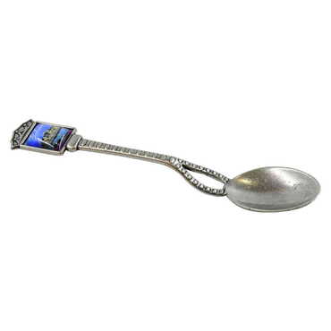 Bodrum Themed Decorative Metal Spoon - Thumbnail