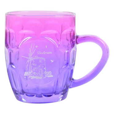 Myros - Bodrum Themed Glass Mug