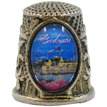 Myros - Bodrum Themed Metal Thimble 20X25 mm