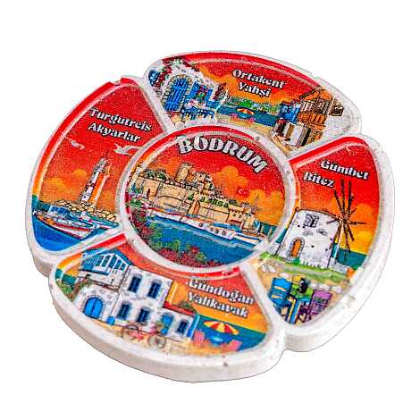 Bodrum Themed Myros Local Polyester Refrigerator Magnet - 45