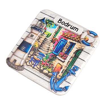 Bodrum Themed Myros Local Polyester Refrigerator Magnet - 31