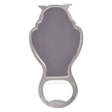 Bodrum Themed Owl Shaped Metal Magnetic Bottle Opener 88x47 mm - 2