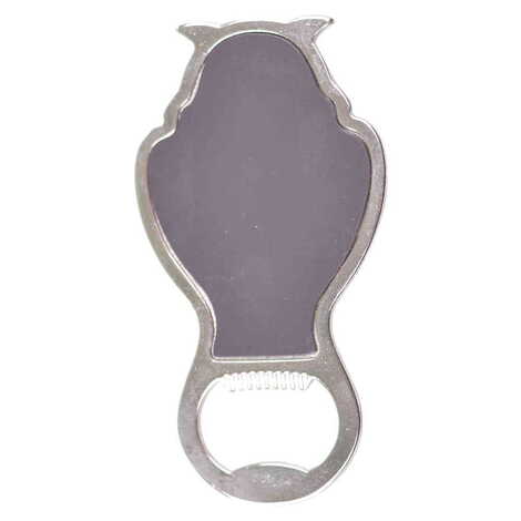 Bodrum Themed Owl Shaped Metal Magnetic Bottle Opener 88x47 mm - 2