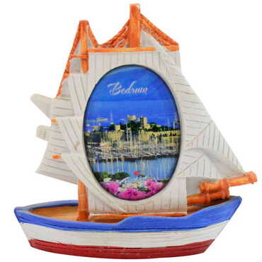 Myros - Bodrum Themed Polyester Marine Sailing Ship Figurine