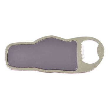 Bodrum Themed Slipper Shaped Metal Magnetic Bottle Opener 110x45 mm - Thumbnail