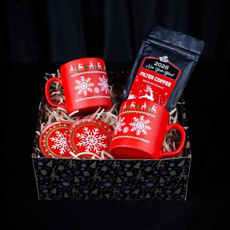 Bright Red Gift Box - 1