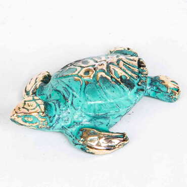 Myros - Bronze Caretta Caretta Figurine 5,5 Cm