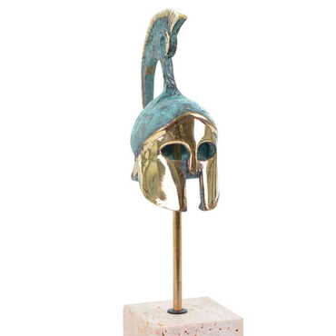 Bronze Helmet Figurine Model No:7 14,5X4 Cm - Thumbnail