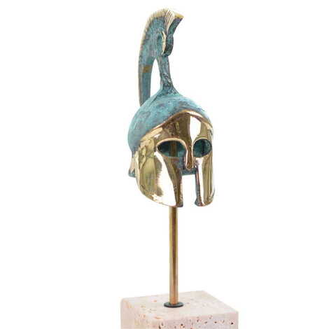 Bronze Helmet Figurine Model No:7 14,5X4 Cm