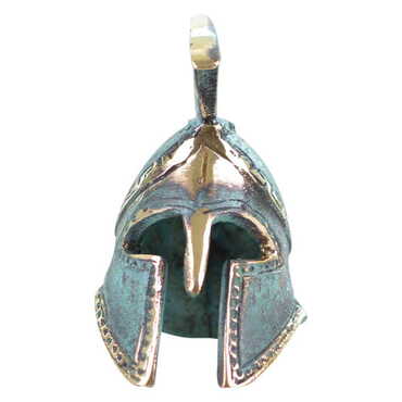 Bronze Helmet Figurine No :1 11 Cm - Thumbnail