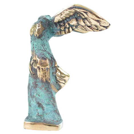 Bronze Nıke Figurine 14 cm