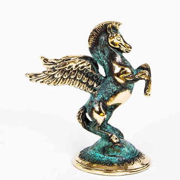 Myros - Bronze Pegasus Figurine 10 Cm