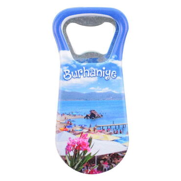Burhaniye Themed Customised Uv Printed  Plastic Base Plastic Base Bottle Opener 95x43 mm - 3