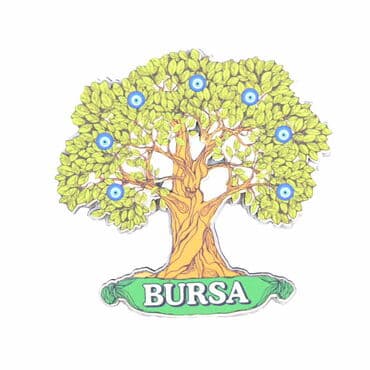 Bursa Themed Wooden Customised 2D Souvenir Fridge Magnet - 8