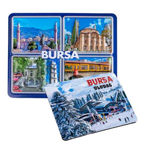 Bursa Temalı Kabartma Pvc Magnet 70*90 Mm - 2