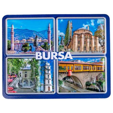 Bursa Temalı Kabartma Pvc Magnet 70*90 Mm - 3