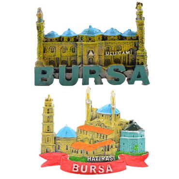 Bursa Themed Polyester Fridge Magnet - 2