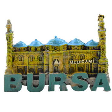 Bursa Themed Polyester Fridge Magnet - 4