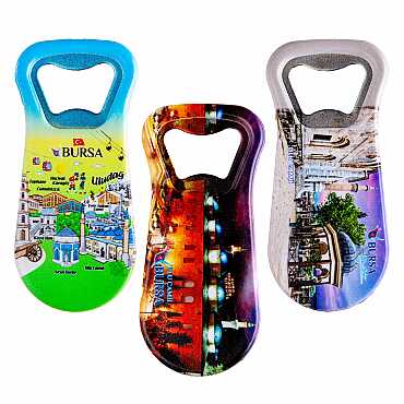 Bursa Temalı Uv Baskılı Açacak Magnet 95x43 mm - 2