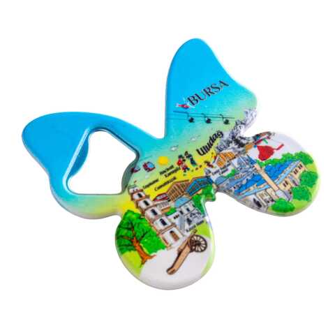 Bursa Temalı UV Baskılı Kelebek Açacak - 5