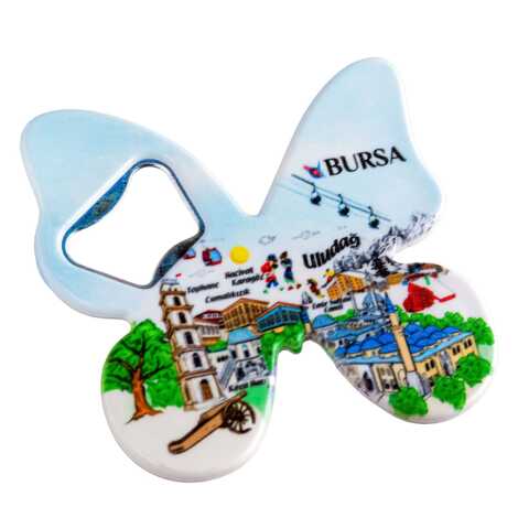 Bursa Temalı UV Baskılı Kelebek Açacak - 3