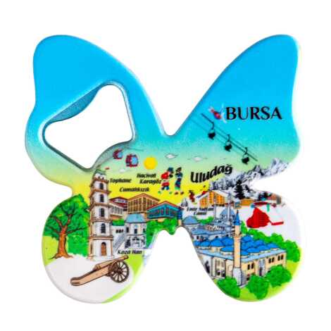 Bursa Temalı UV Baskılı Kelebek Açacak - 4