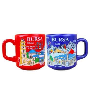 Bursa Themed Traditional Ceramic Cappuccino Mug - 2