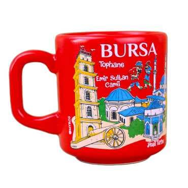 Bursa Themed Traditional Ceramic Cappuccino Mug - 3
