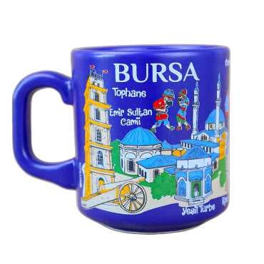 Bursa Themed Traditional Ceramic Cappuccino Mug - 4