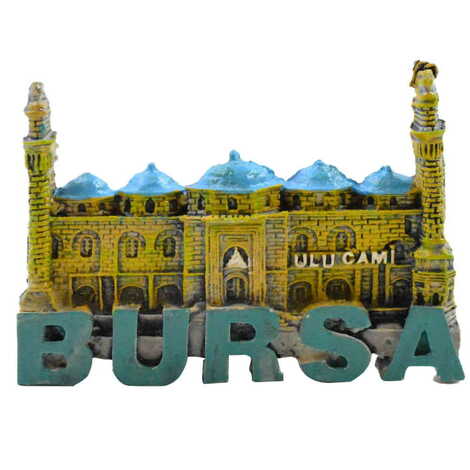 Bursa Themed Polyester Fridge Magnet