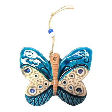 Myros - Butterfly Themed Nautical Ceramics Second Size Wall Hanging