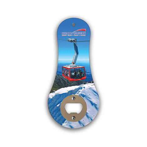 Cable Card Themed Classic Shaped Printed MDF Wooden Bottle Opener 170x79 mm - 1