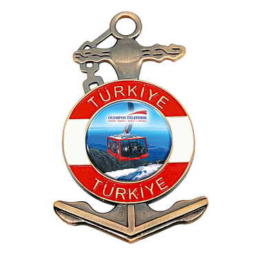 Cable Card Themed Customised Metal Anchor Fridge Magnet - Myros