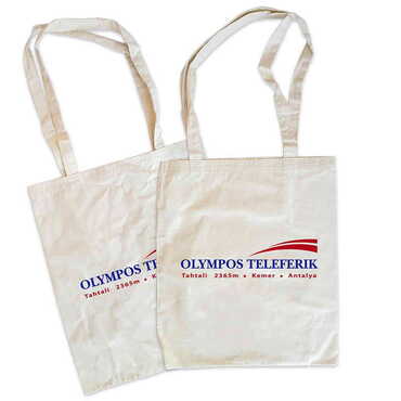 Myros - Cable Card Themed Customised One Colour Shopping Tote Bag 450x350 mm