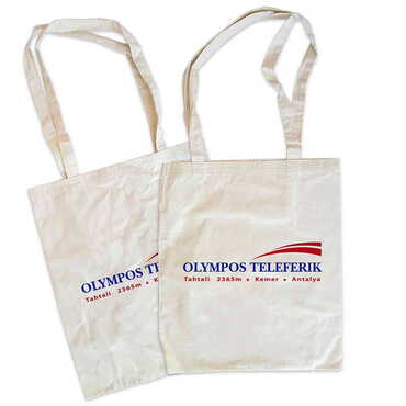 Cable Card Themed Customised One Colour Shopping Tote Bag 450x350 mm - Myros