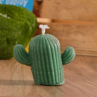 Myros - Cactus Shaped Candle 7,5X4 Cm