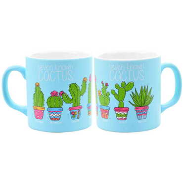 Myros - Cactus Themed Ceramic Custom Printed Mug