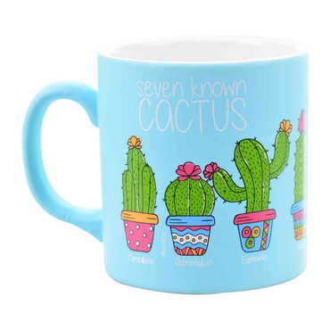 Cactus Themed Ceramic Custom Printed Mug - Thumbnail