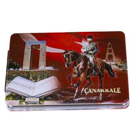 Çanakkale Temalı Myros Dikdörtgen Özelleştirilmiş Pu Ayna 85x62x11 mm - 2