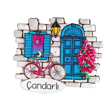 Çandarlı Temalı Myros Yöresel Polyester Magnet - Myros