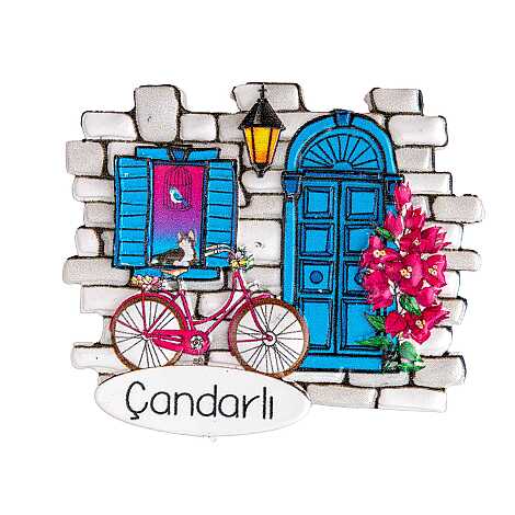 Çandarlı Temalı Myros Yöresel Polyester Magnet - 1