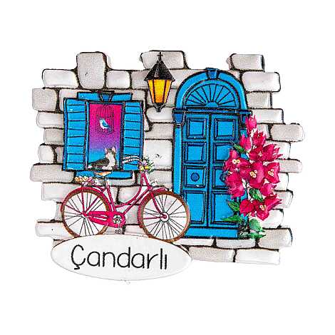 Çandarlı Temalı Myros Yöresel Polyester Magnet - 3