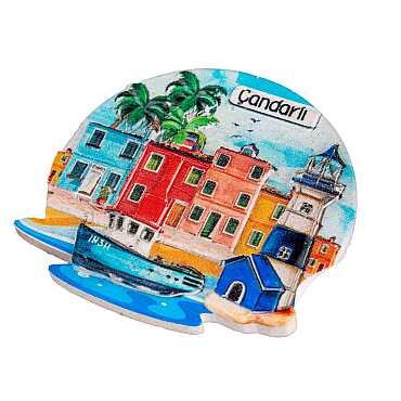 Çandarlı Temalı Myros Yöresel Polyester Magnet - 4