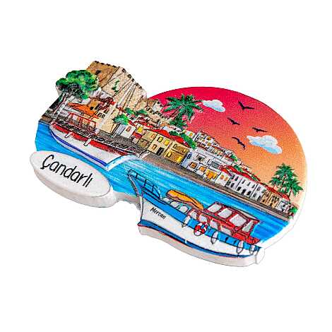 Çandarlı Temalı Myros Yöresel Polyester Magnet - 5