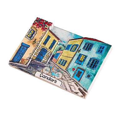 Çandarlı Temalı Myros Yöresel Polyester Magnet - 6