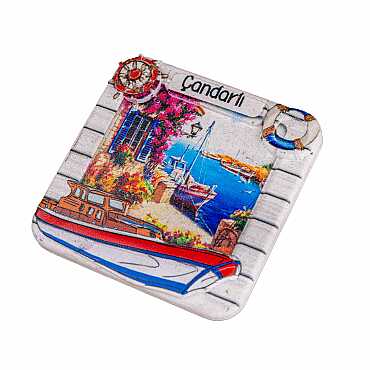 Çandarlı Temalı Myros Yöresel Polyester Magnet - 7