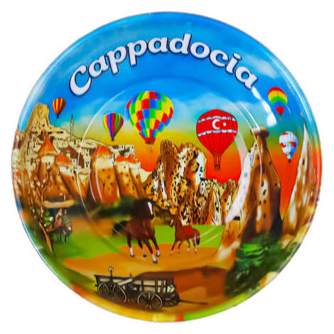 Cappadocia Themed Metal Bowl 95 mm - 4