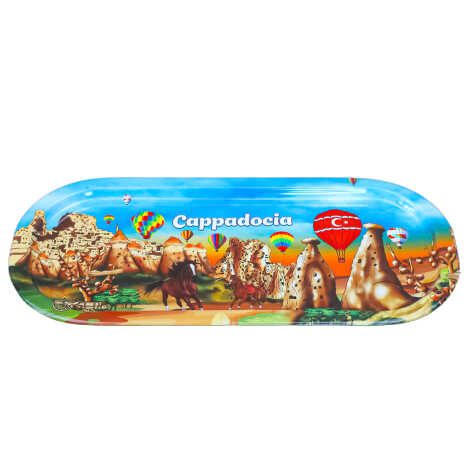 Cappadocia Themed Oval Tray 35x16 cm - 2